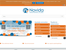 Tablet Screenshot of novida.fi